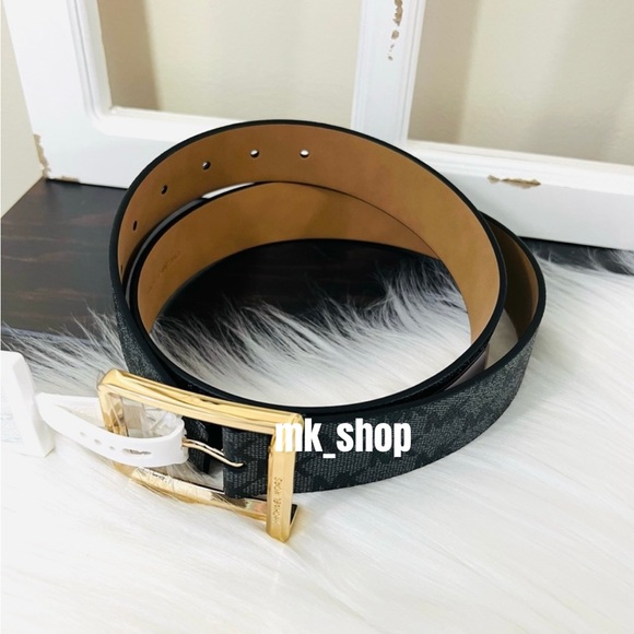 Michael Kors Signature Logo Women’s Belt Small - Picture 4 of 9